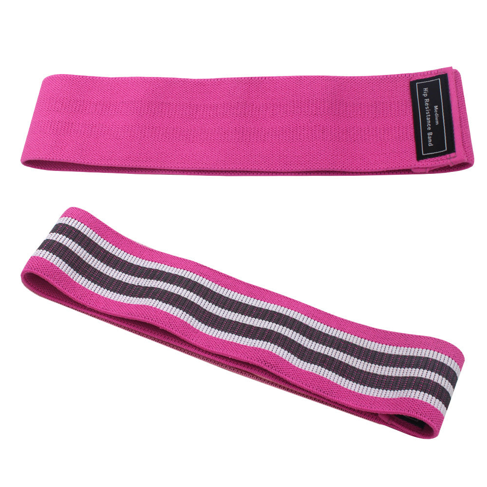 Fascia Elastica di Resistenza per Glutei e Gambe – Modello F – rosa intenso, resistenza media