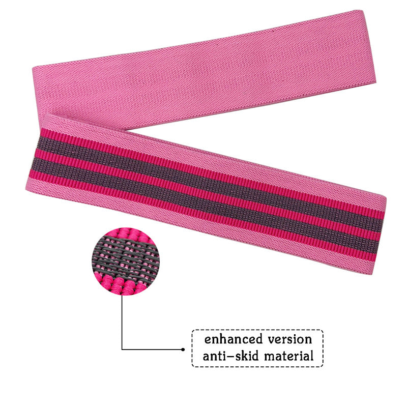 Fascia Elastica di Resistenza per Glutei e Gambe – Modello B – rosa, resistenza media