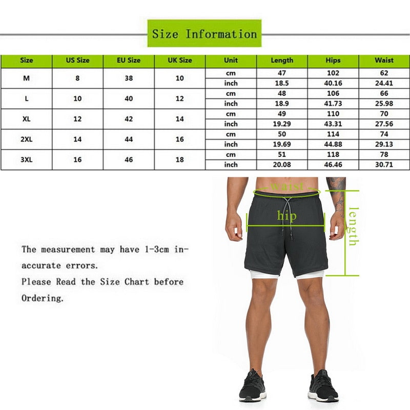 Pantaloncini Sportivi Uomo 2 in 1 con Tasche Zip – foto 6 di 8