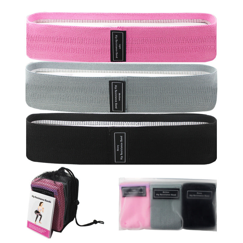 Fascia Elastica di Resistenza per Glutei e Gambe – Modello C – set da 3