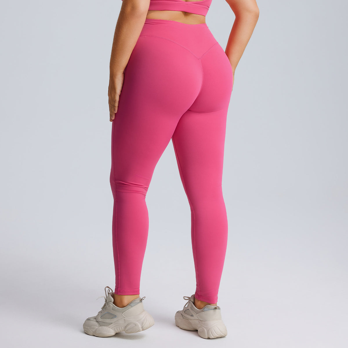 Completo Sportivo Donna – Top e Leggings per Corsa – Solo leggings – rosa
