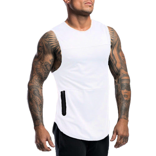 Canotta Sportiva Uomo con Tasca Zip – foto 2 di 9