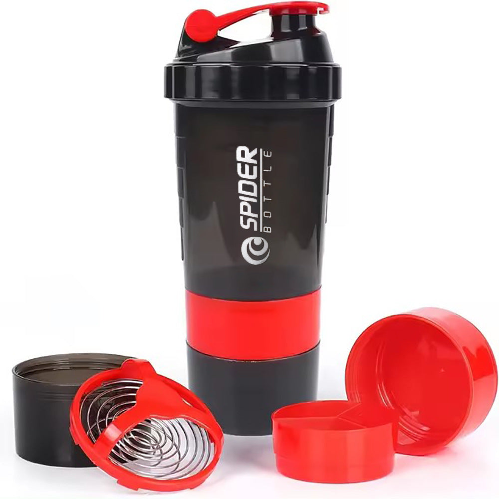 Shaker per Proteine da 550 ml con Scala Graduata – Rosso