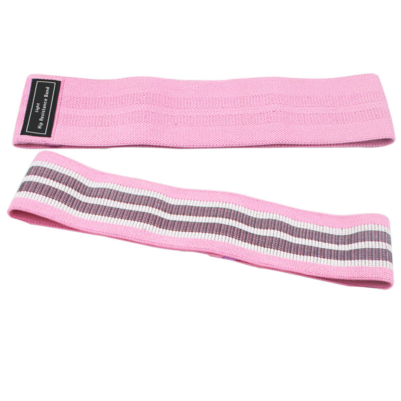 Fascia Elastica di Resistenza per Glutei e Gambe – Modello C – rosa, resistenza leggera