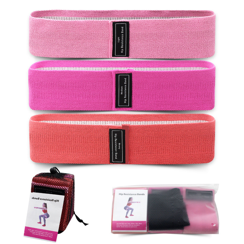 Fascia Elastica di Resistenza per Glutei e Gambe – Modello F – set da 3