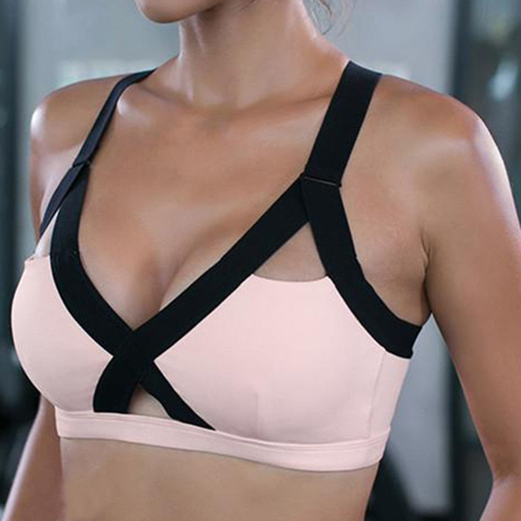 Brassière de sport sans coutures dos croisé – photo 6 sur 17