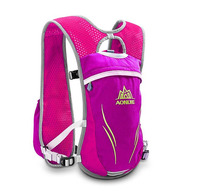 Zaino da Idratazione per Trail Running 5,5 L – Rosa – senza borracce