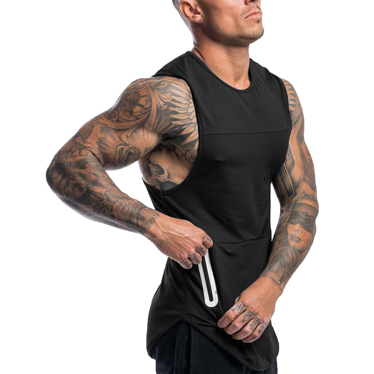 Canotta Sportiva Uomo con Tasca Zip – foto 5 di 9