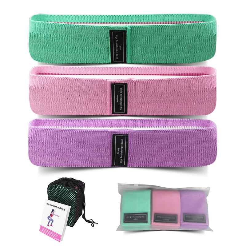 Fascia Elastica di Resistenza per Glutei e Gambe – Modello B – set da 3