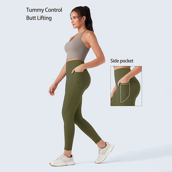 Damen-Leggings mit hohem Bund und Push-up-Effekt – Yoga und Fitness – Bild 7 von 10
