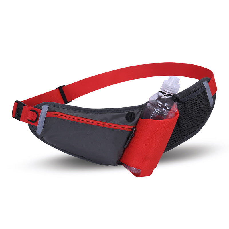 Marsupio da Corsa Impermeabile con Porta Borraccia – Rosso