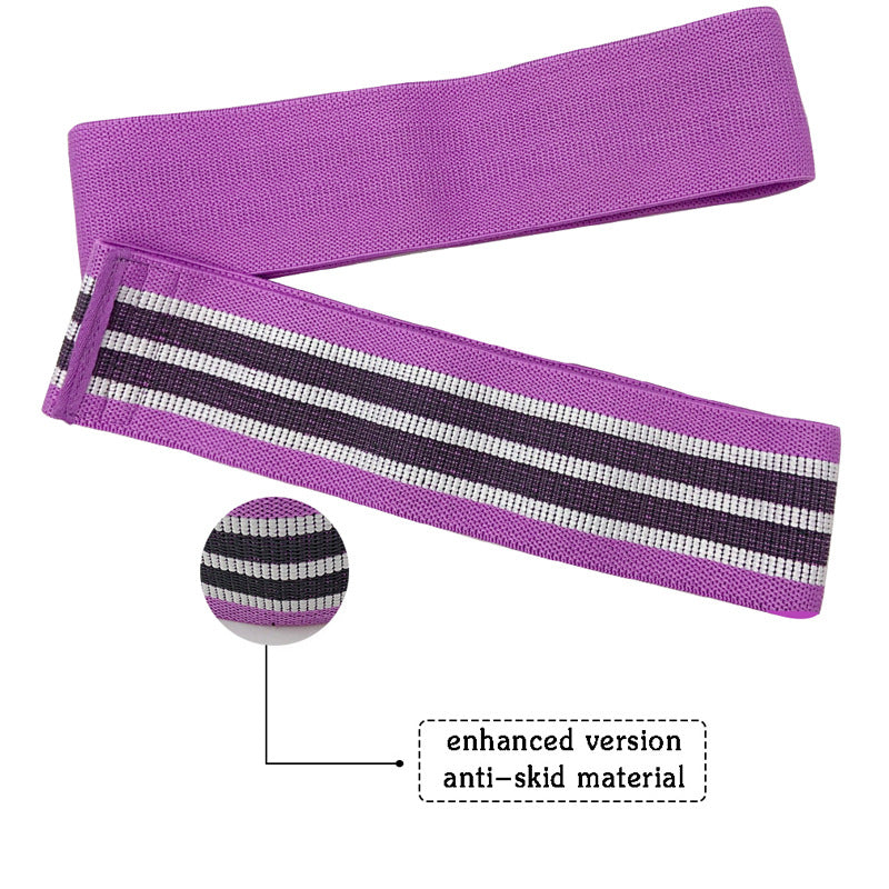 Fascia Elastica di Resistenza per Glutei e Gambe – Modello B – viola, resistenza forte