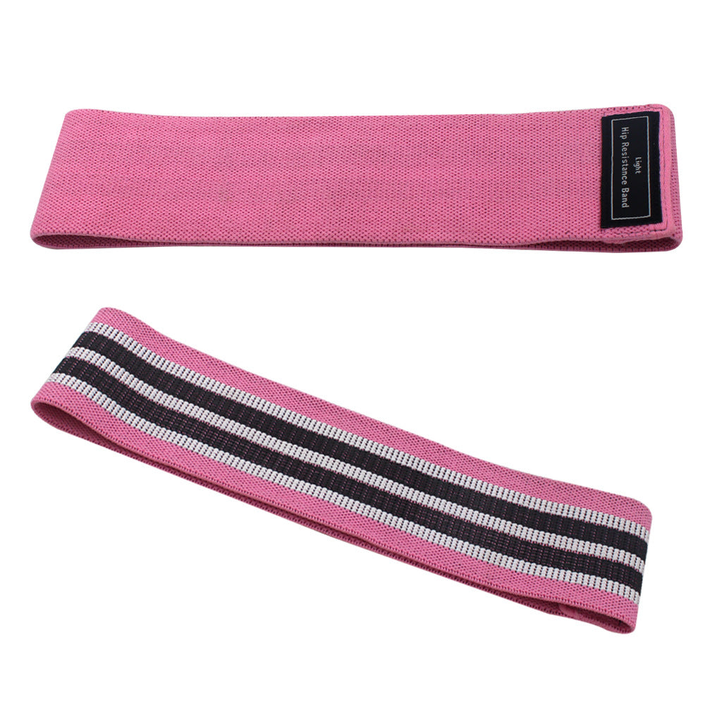 Fascia Elastica di Resistenza per Glutei e Gambe – Modello F – rosa, resistenza leggera