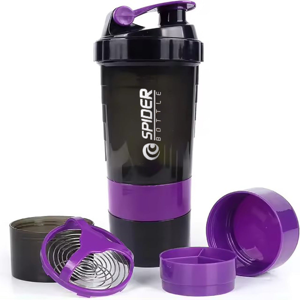 Shaker per Proteine da 550 ml con Scala Graduata – Viola