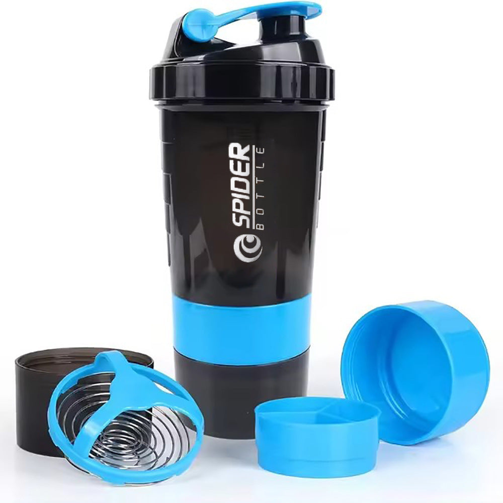 Shaker per Proteine da 550 ml con Scala Graduata – Blu