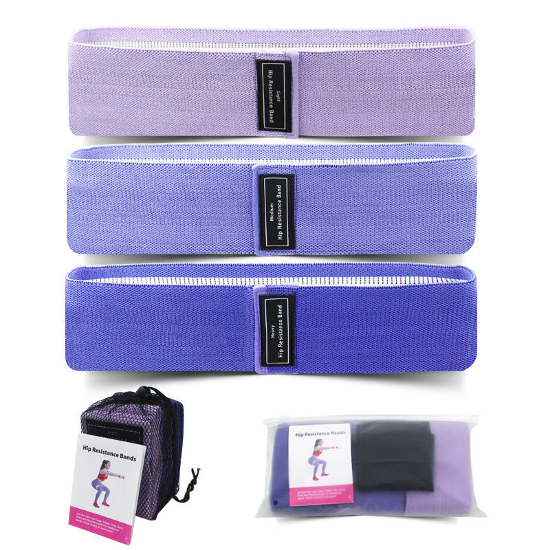 Fascia Elastica di Resistenza per Glutei e Gambe – Modello E – set da 3