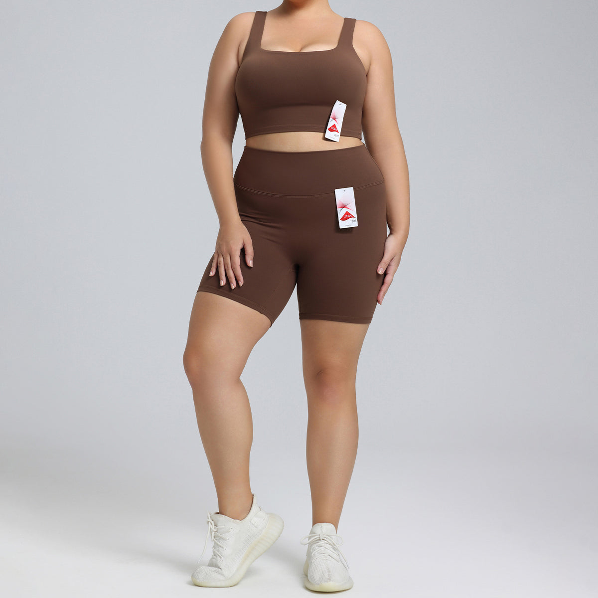 Completo Yoga Donna Aderente – Top e Leggings – foto 2 di 12