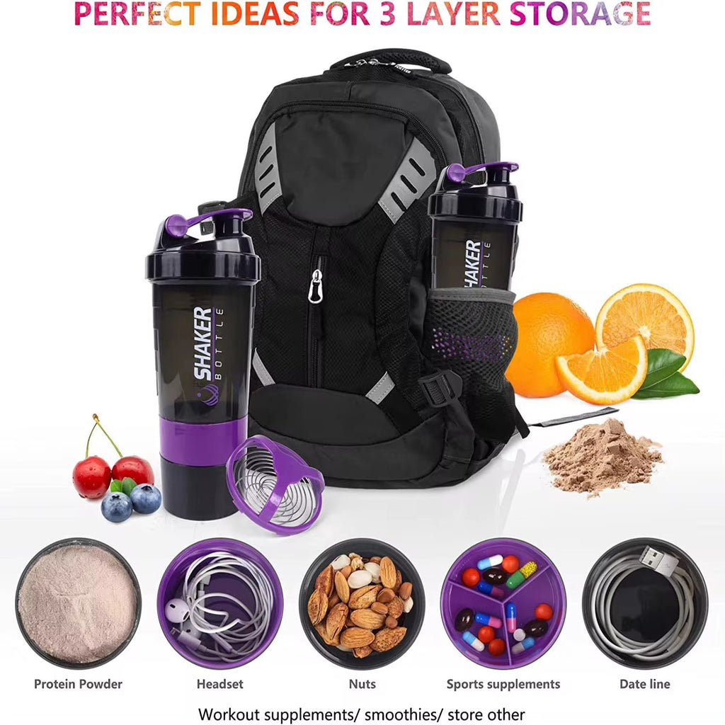 Shaker per Proteine da 550 ml con Scala Graduata – foto 2 di 9