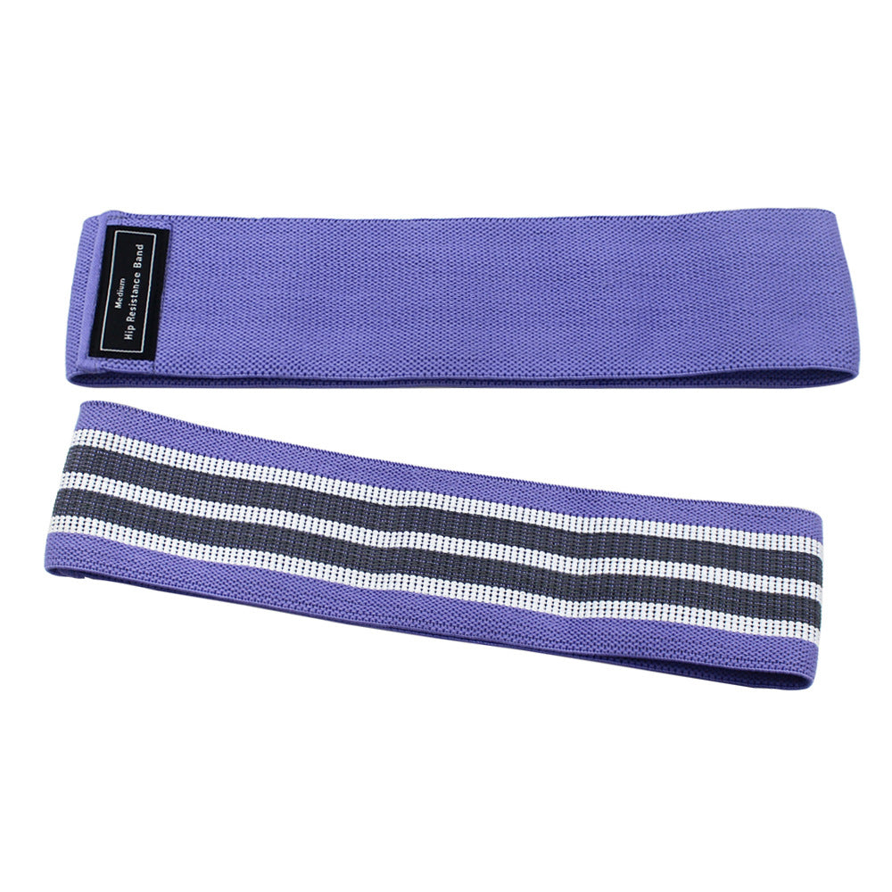 Fascia Elastica di Resistenza per Glutei e Gambe – Modello E – viola, resistenza media