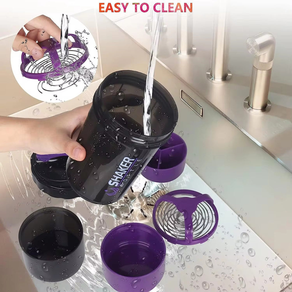 Shaker per Proteine da 550 ml con Scala Graduata – foto 4 di 9