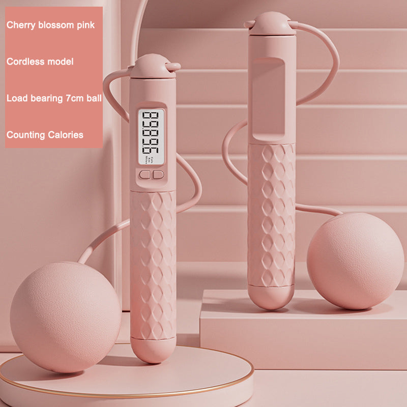 Corda per Saltare con Contatore Digitale – Rosa – senza corda