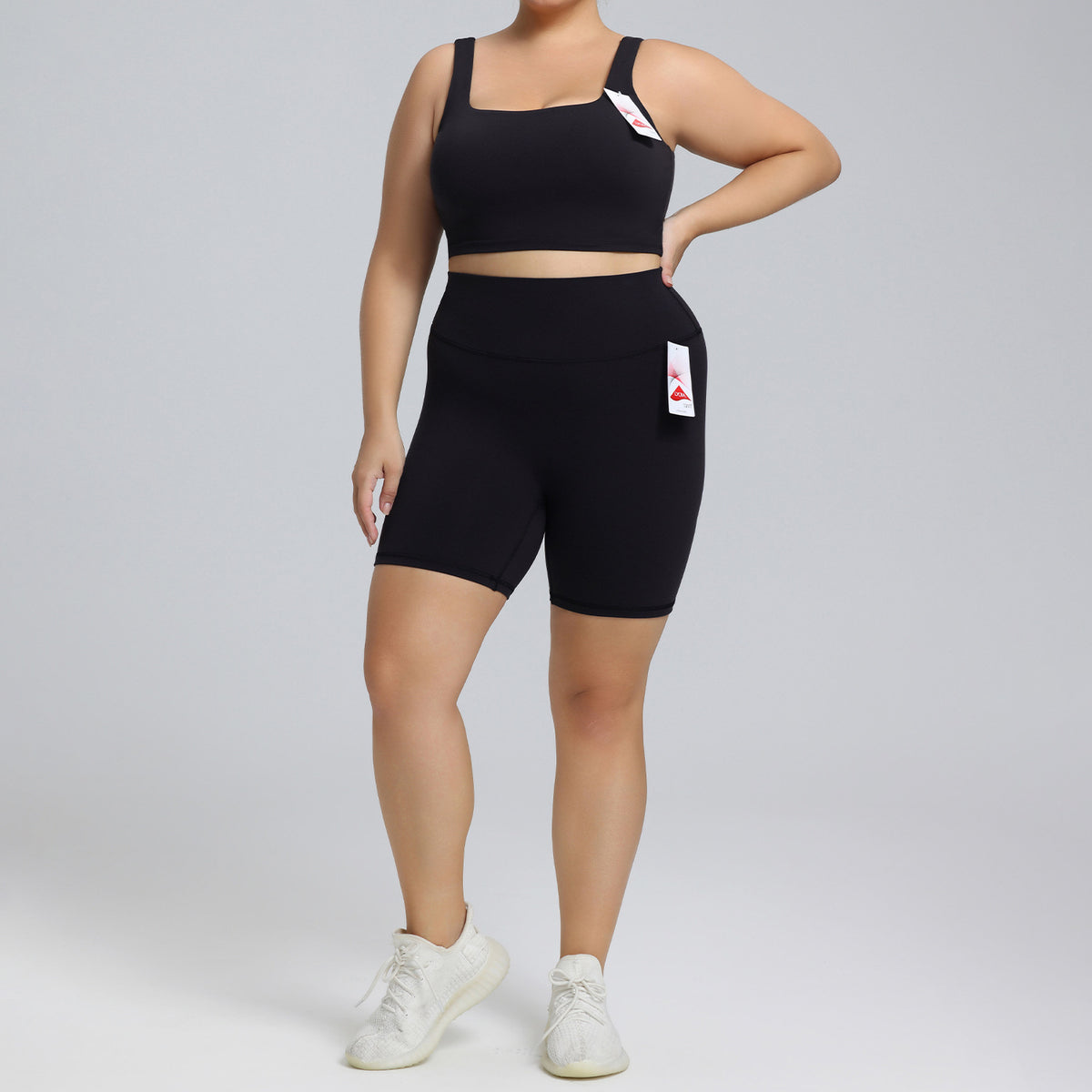 Completo Yoga Donna Aderente – Top e Leggings – foto 3 di 12